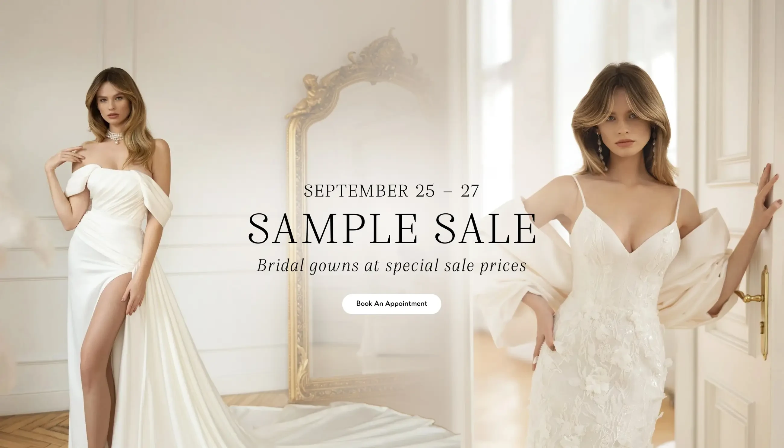 Sample Sale Banner for Desktop